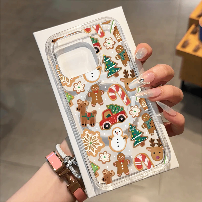 Usb Charger - Magnetic Cute Snowman Stick Truck Tree