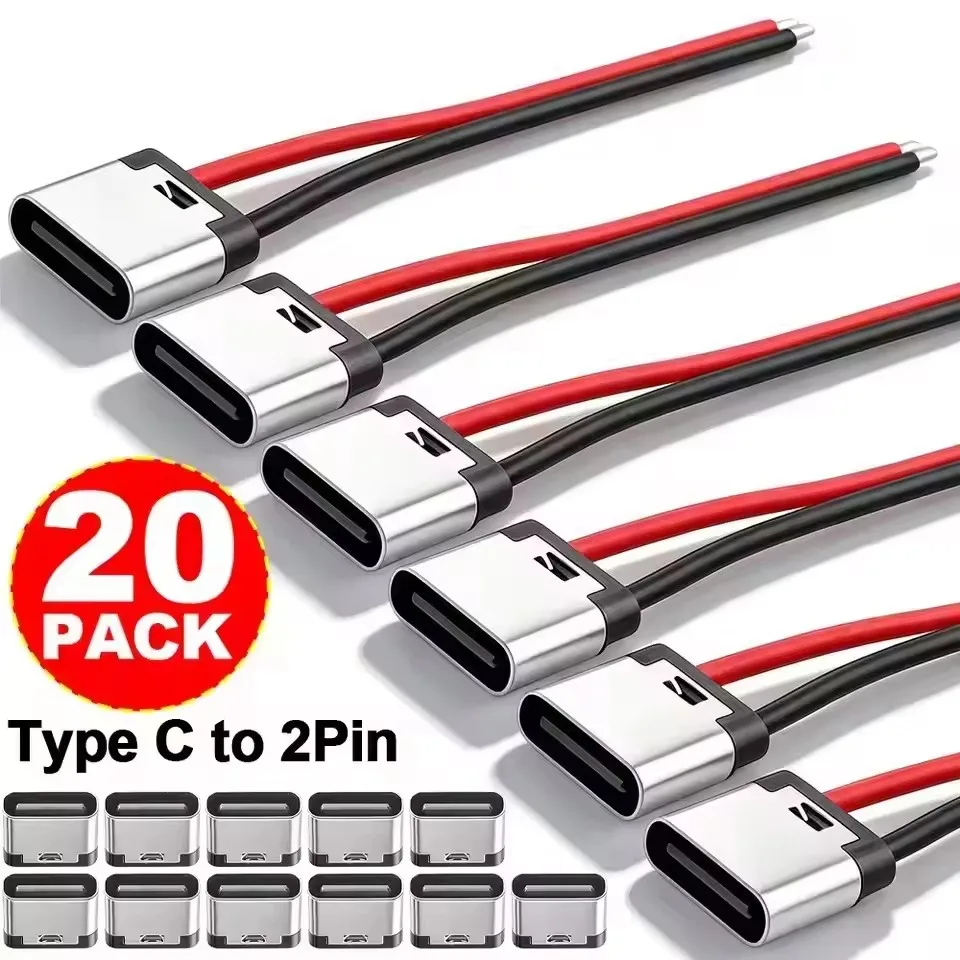5-20PCS Type-C 2Pin Solder Wir - огляд і ціна Usb Hub