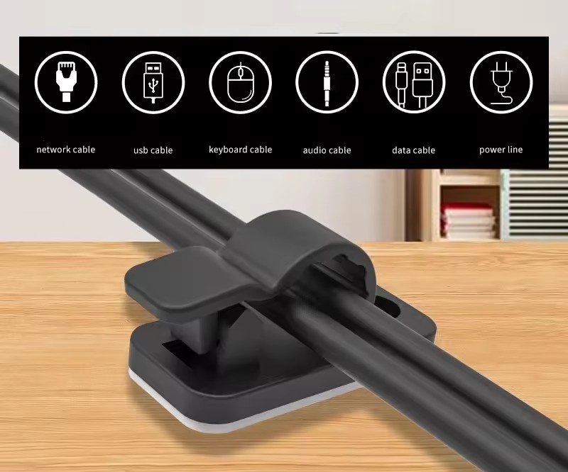 Self Adhesive Cable Clips Cord - огляд і ціна Cable Organizer