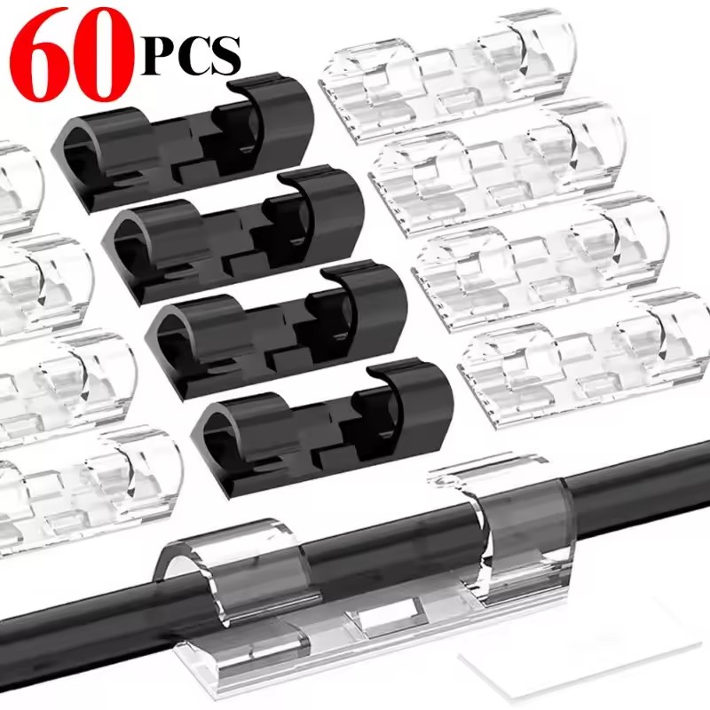 small Cable Organizer Clips Wi - огляд і ціна Cable Organizer