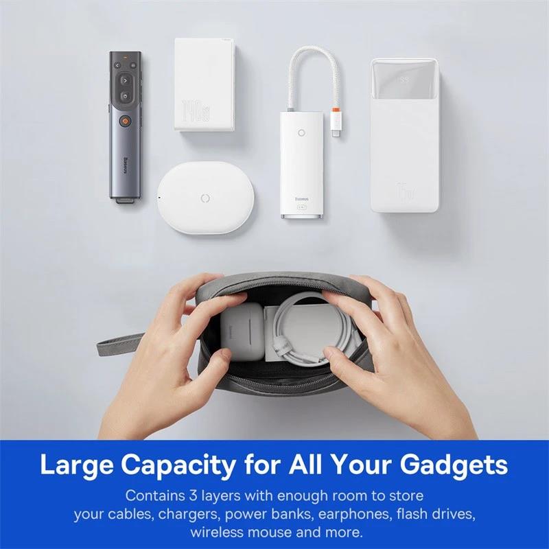 Portable Cable Charger Bag Sma - огляд і ціна Cable Organizer