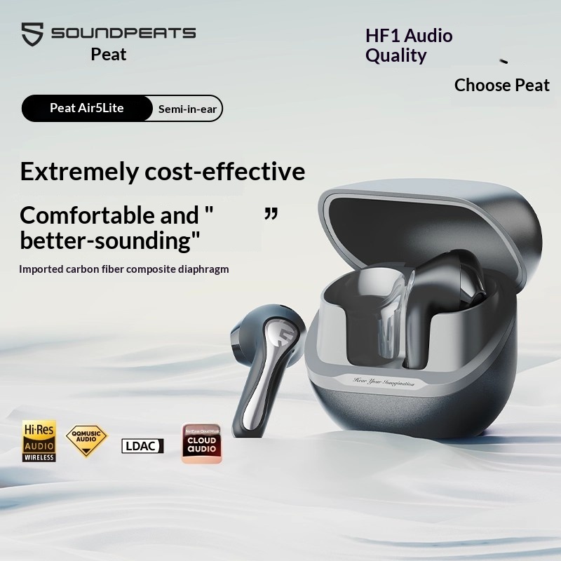 SoundPEATS Air5 Lite Bluetooth - огляд і ціна Headphones Wireless