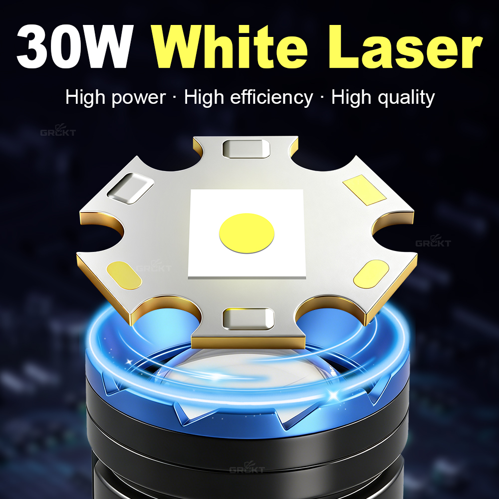 White Laser Camping Flashlight - огляд і ціна Power Bank
