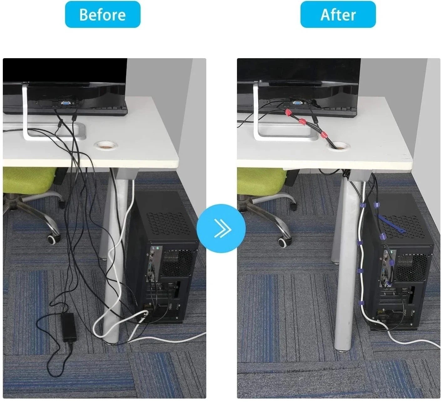 10/30/50PCS USB Cable Organize - огляд і ціна Cable Organizer
