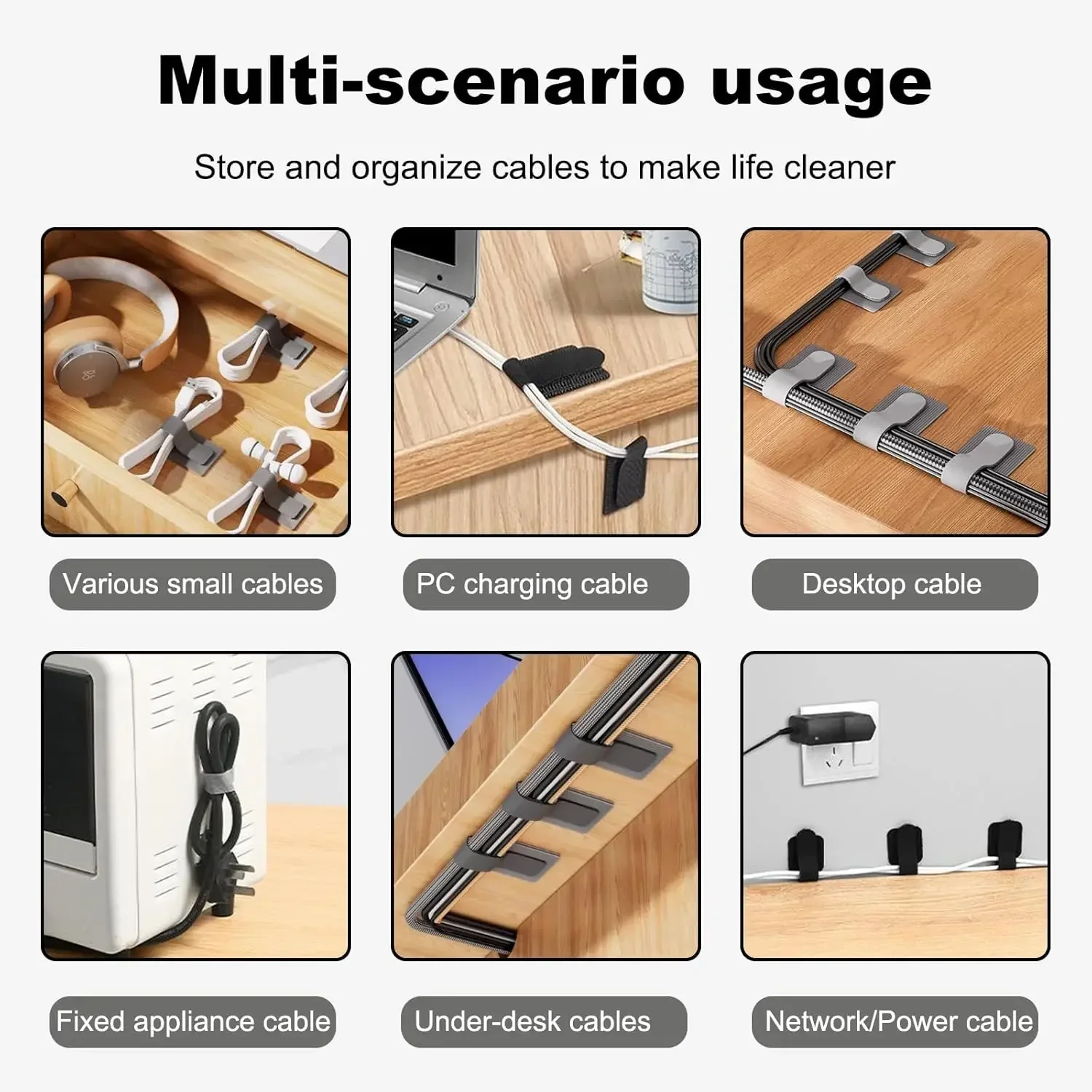 New Reusable Cable Ties Velcro - огляд і ціна Cable Organizer