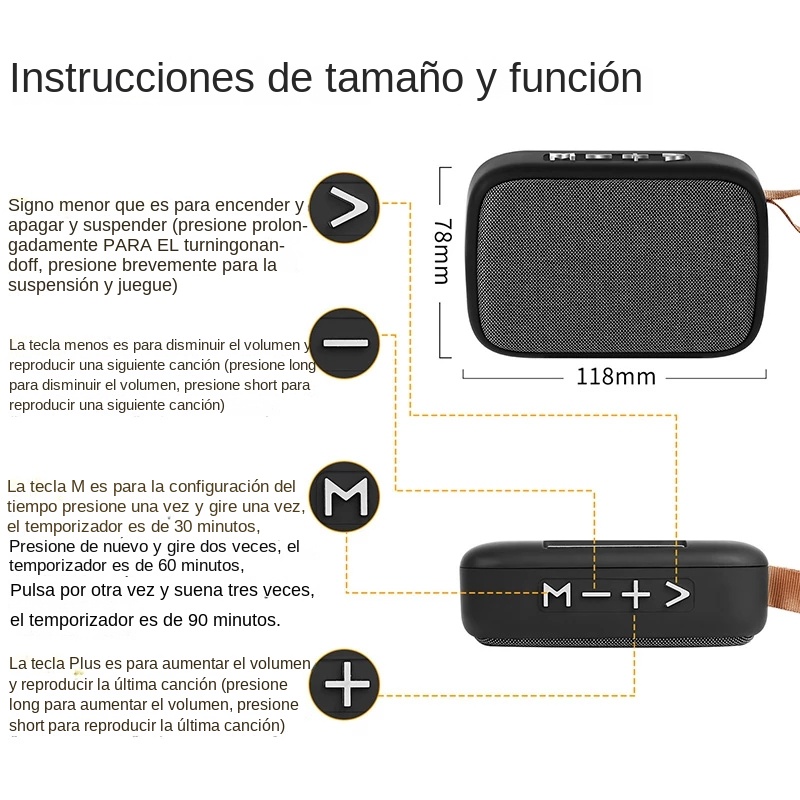 Portable Wireless Soundbar ABS - огляд і ціна Bluetooth Speaker