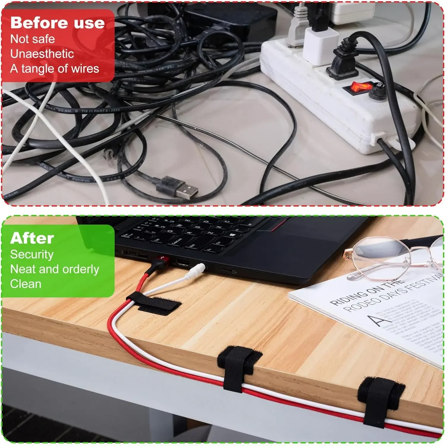Reusable Cable Ties Fastening  - огляд і ціна Cable Organizer