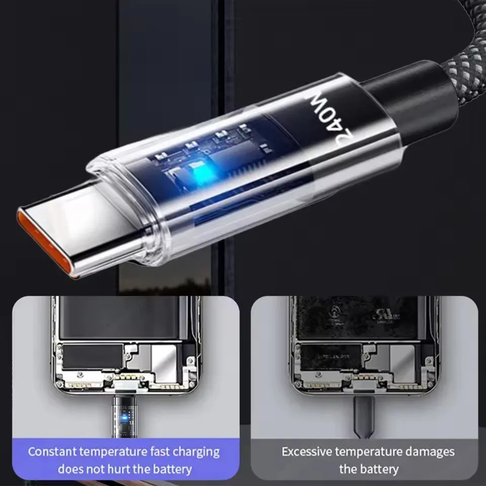 240W Nylon USB Type C Super Fa - огляд і ціна Usb Charger